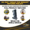 Ultra CTS Ankle Brace – Best in Class Ankle Joint Stability for Acute Injuries, High Ankle Sprains & Arthritis – Orthopedic Grade Construction and Hinged-Cuff Design for Stability & Comfort While Reducing Weight Bearing Pain.
