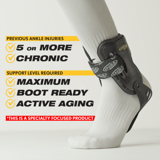 ultra ankle-ultra high 5-ankle brace-ankle injury recovery-ankle instability