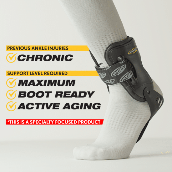 ultra ankle-ultra high 5-ankle brace-ankle injury recovery-ankle instability