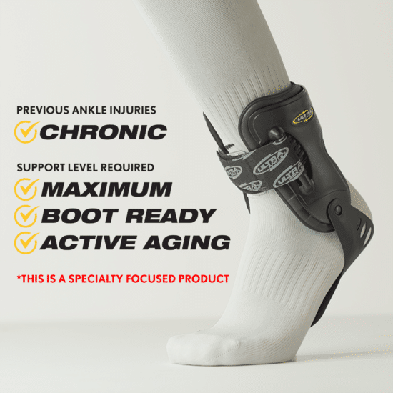 ultra ankle-ultra high 5-ankle brace-ankle injury recovery-ankle instability