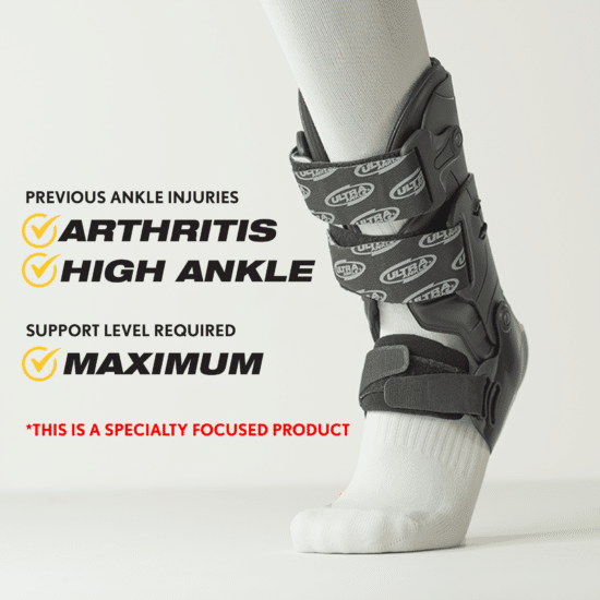 ultra cts-ankle brace-ankle arthritis-high ankle sprain