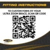 custom form fit-ultra ankle-ultra zoom-ankle brace