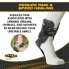 The Ultra Ankle Ultra High-5® ankle brace is designed to provide maximum support and protection for individuals dealing with chronic ankle instability, ankle arthritis, or recovering from moderate to severe ankle injuries.