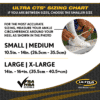 ultra ankle-ultra cts-ankle brace-sizing chart-no shoes