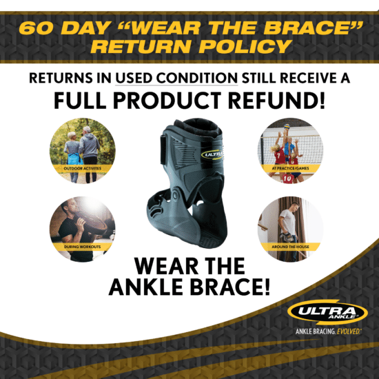 Ultra Zoom Ankle Brace for Ankle Injury and Recovery Ultra Ankle