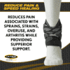 ultra ankle-ultra zoom-white ankle brace-reduce pain-speed recovery