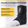 Ultra 360 lace-up ankle brace with Figure-8 straps, adjustable compression, and a low-profile fit for ankle stability.