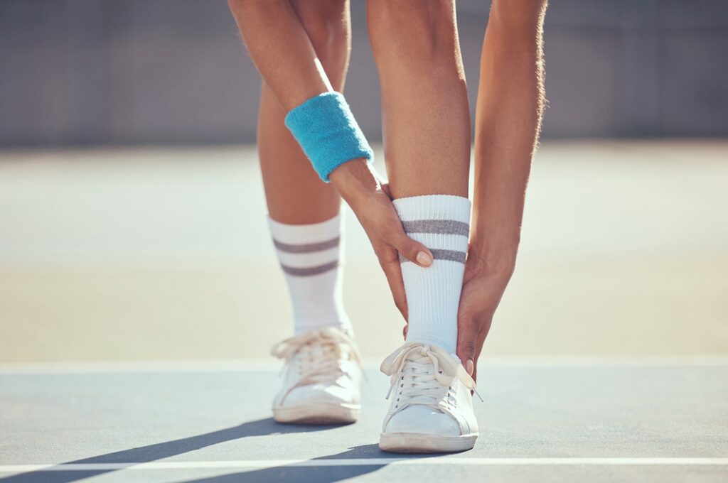 pickleball ankle injury