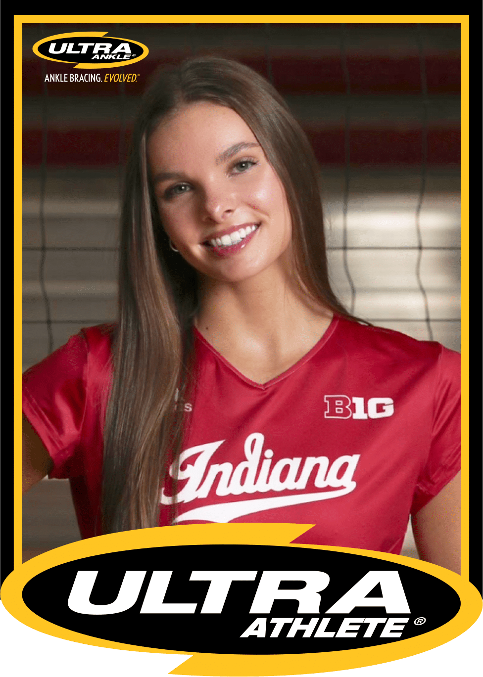 Ava Vickers Indiana University Volleyball Player and Ultra Ankle Ultra Athlete