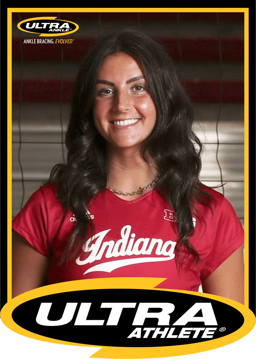 Kenzie Daffinee Indiana Volleyball player and Ultra Ankle Ultra Athlete
