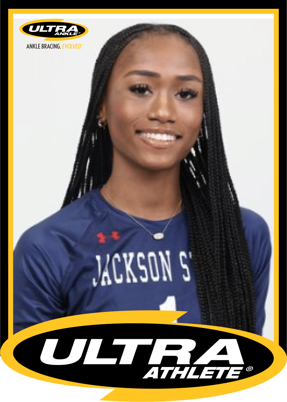 Hope Briggs Jackson State Volleyball Player and Ultra Ankle Ultra Athlete
