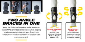 Ultra CTS Ankle Brace for rotational stability