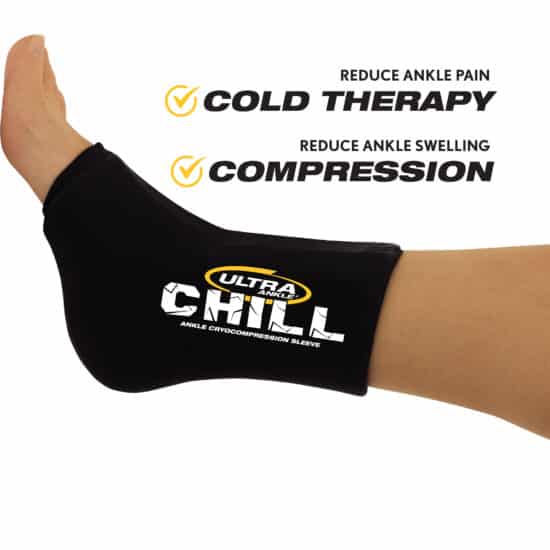 Ultra Chill cold compression treatment for ankle injuries