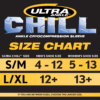 Ultra CHILL Size Chart