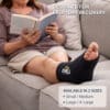 Ultra CHILL ankle cold compression sleeve used for everyday recovery and swelling relief